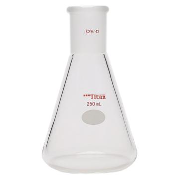 Titan/泰坦 三角瓶，厚壁高强度，磨口：29/42，250ml 特优级，TF669250，1个 TF669250