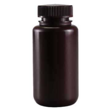 Titan/泰坦 塑料广口瓶，PP，250ml，琥珀色，无酶，免洗，防漏无内盖，未灭菌，1箱（10个/包，10包/箱） TYSL-HP250A-ZX