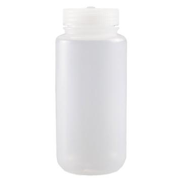 Titan/泰坦 塑料广口瓶，PP，500ml，透明，无酶，免洗，防漏设计无内盖，未灭菌，1包（5个/包，10包/箱） TYSL-HP500C