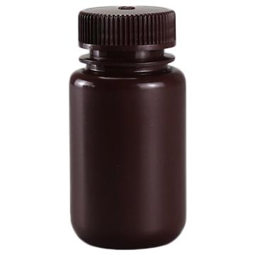 Titan/泰坦 塑料广口瓶，PP，125ml，琥珀色，无酶，免洗，防漏无内盖，灭菌，1箱（10个/包，10包/箱） TYSL-HP125AS-ZX