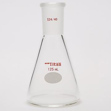 Titan/泰坦 三角瓶，厚壁高强度，磨口：24/40，125ml 特优级 爆款，TF664125，1个 TF664125