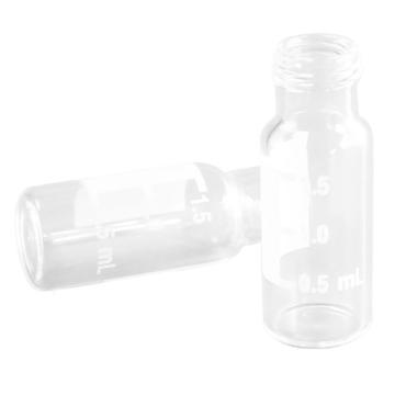 Titan/泰坦 2mL透明样品瓶，9-425螺口 带书写处带刻度 11.6×32mm 经济硼硅玻璃，1盒（100个/盒） FXJYP-0015