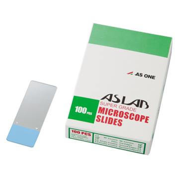 ASONE/亚速旺 载玻片 10128105P 边缘抛光??彩色磨口 蓝色 1盒(100片) C1-9647-16