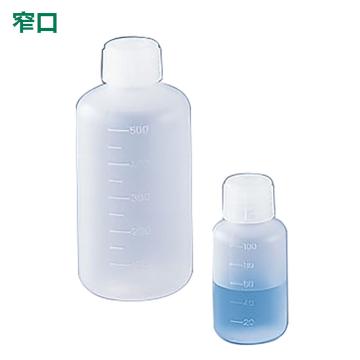 ASONE/亚速旺 PP制塑料瓶(按箱销售)，窄口，50ml，(100个) 5-001-51