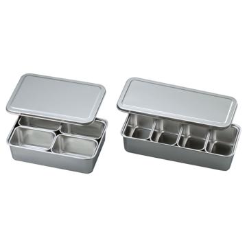 ASONE/亚速旺 实验室用不锈钢容器??带盖??角(4个)，1-4532-03 1-4532-03