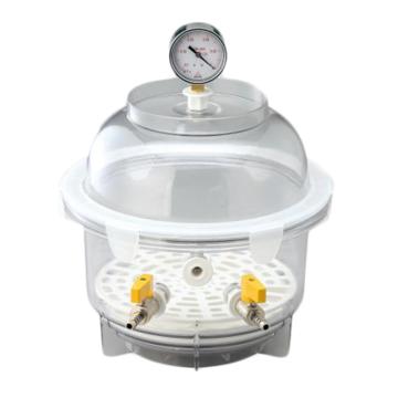 ASONE/亚速旺 经济型真空防潮箱,中板尺寸:φ310mm,规格:阀×2个&真空计×1个,RVD-300带真空表,2-931-04 2-931-04