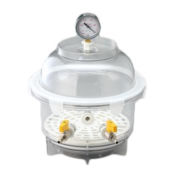 ASONE/亚速旺 经济型真空防潮箱,中板尺寸:φ250mm,规格:阀×2个&真空计×1个,RVD-250带真空表,2-931-03 2-931-03