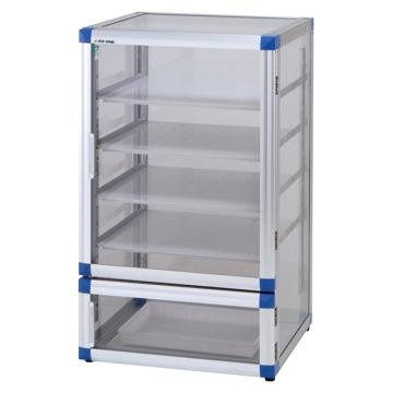 ASONE/亚速旺 PET防潮箱(干燥剂式),强化塑料隔板带橡胶垫,BG-1PT,1-6003-01,运费需另算 1-6003-01