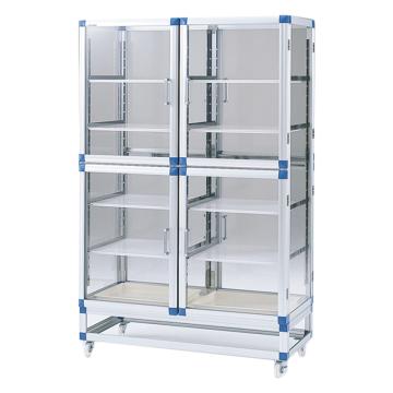 ASONE/亚速旺 防潮箱双面型(干燥剂式),支持双侧开门,强化塑料隔板,SDW-WP,1-5819-22,运费需另算 1-5819-22