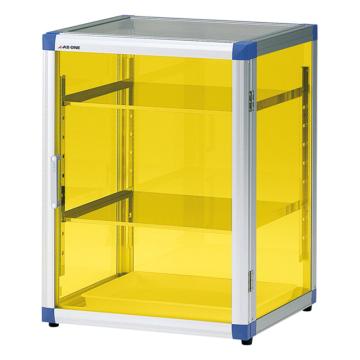 ASONE/亚速旺 遮光防潮箱,干燥剂式防潮箱,强化塑料架&带橡胶脚垫,SD-BG2PU,3-6818-01 3-6818-01