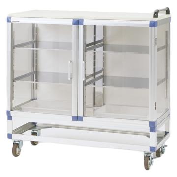 ASONE/亚速旺 手推式防潮箱,无隔板,带有大型滚轮和把手,配置顶板可兼做工作台,WGN-W,1-9103-01,运费另算 1-9103-01