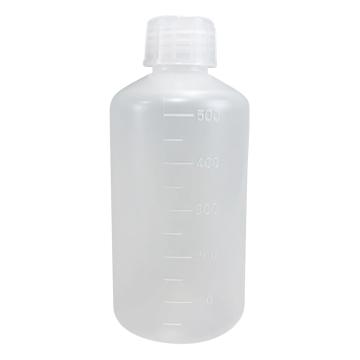 ASONE/亚速旺 PP制塑料瓶(单个起售) 窄口 500ml(1个)，5-001-04 5-001-04