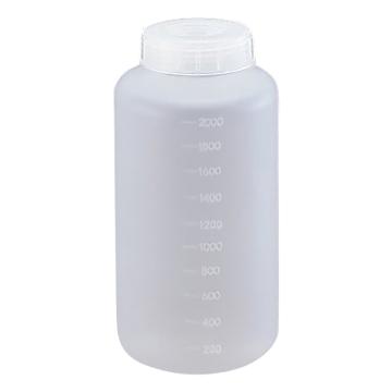 ASONE/亚速旺 PP制塑料瓶(单个起售) 广口 2L(1个)，5-002-06 5-002-06