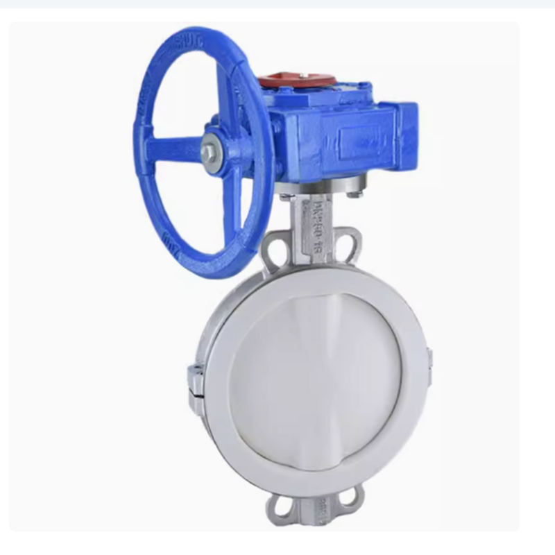 YUANDA/远大阀门 远大阀门不锈钢对夹衬氟蝶阀 D371F46-10P-DN350 （单位：台） D371F46-10P-DN350