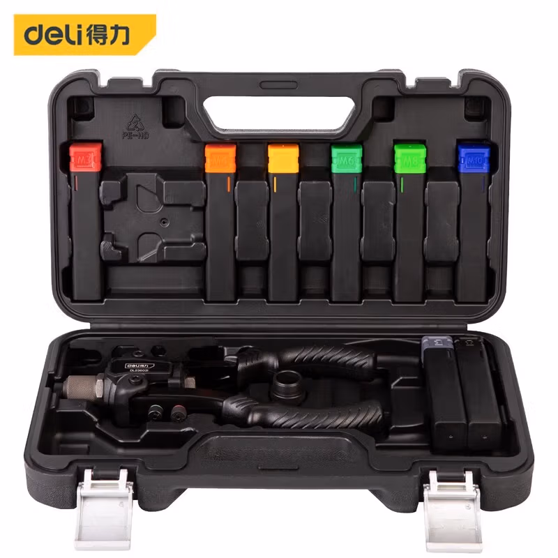 deli得力DL236031铆螺母枪套装3合一(黑)(套)