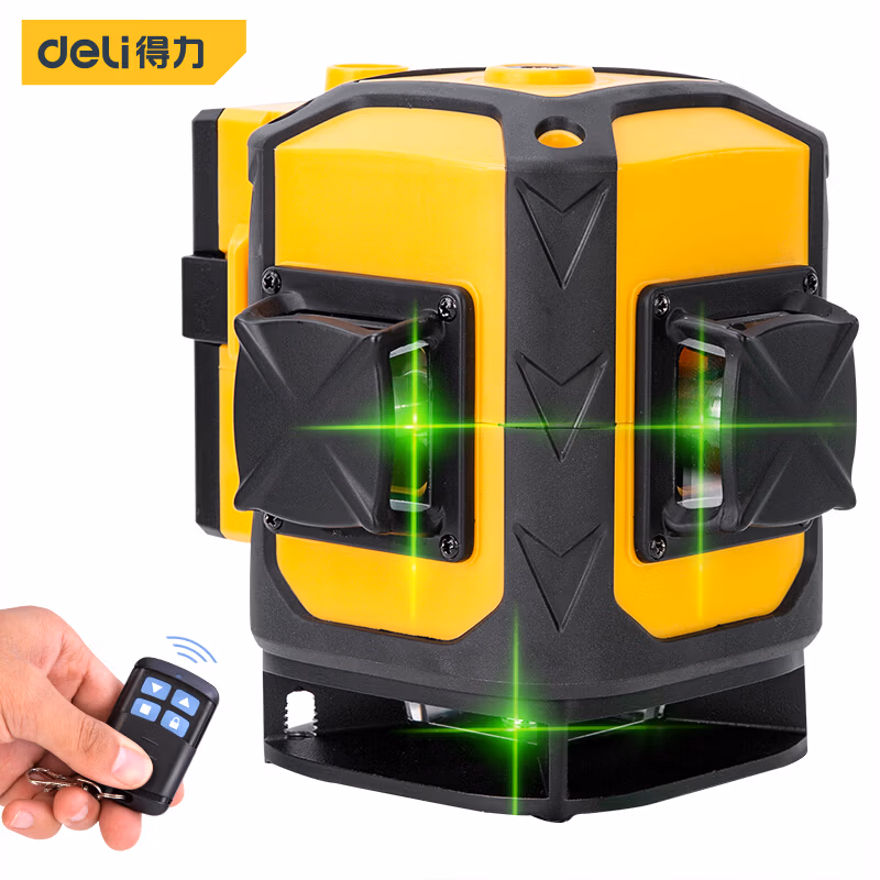 deli得力DL332012地墙仪12线塑盒单电(黄)(台)