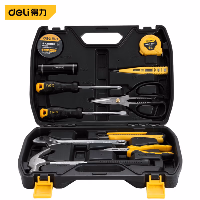 deli得力DL5962综合维修套装11件套(黑)(套)