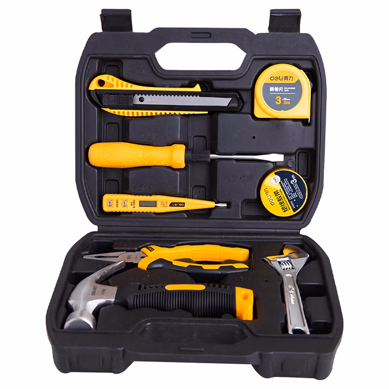 deli得力DL5970综合维修套装8件套(黑)(套)
