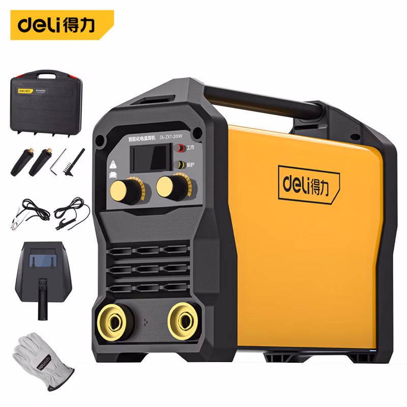 deli得力DL-ZX7-200WT手工焊机ZX7-200套装(黄)(台)