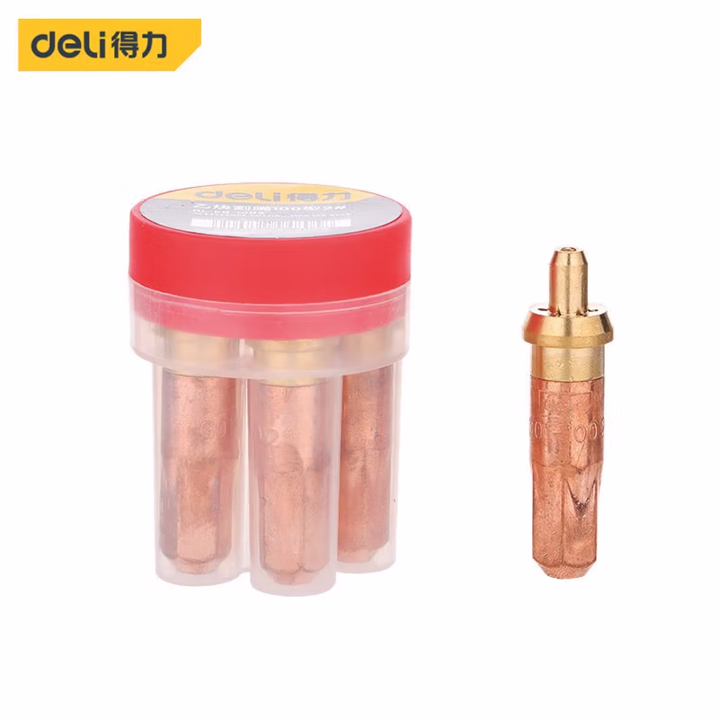 deli得力DL-EG-1003乙炔割嘴100型3#5只(银)(盒)