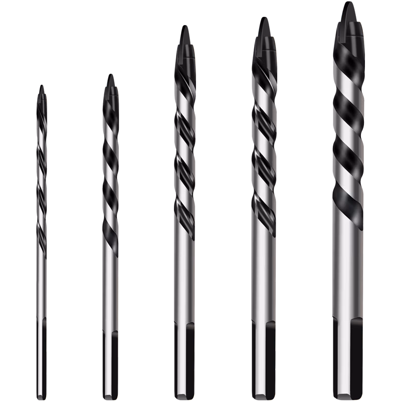 deli得力DH-CZZ004-SD2瓷砖钻套装4件套_YG6X(黑)(袋)