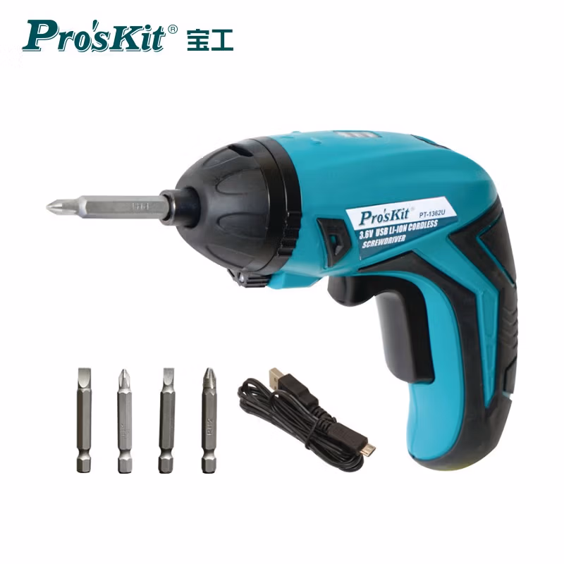 PROSKIT/宝工 3.6V锂电池USB充电起子组 PT-1362U