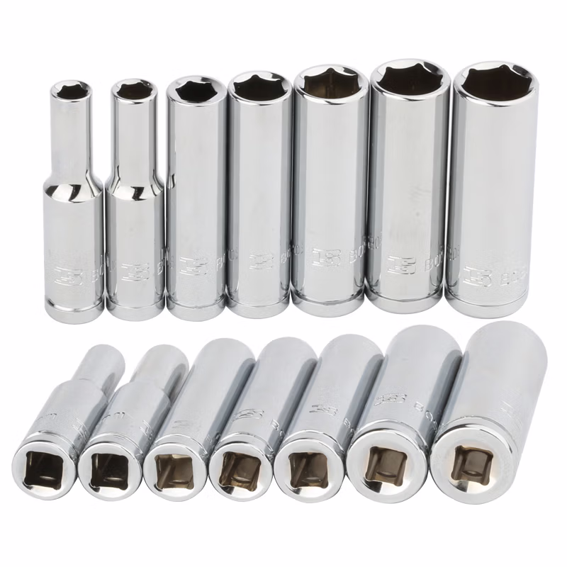 BOSI/波斯 6.3mm系列公制镜面长套筒4mm BS361904