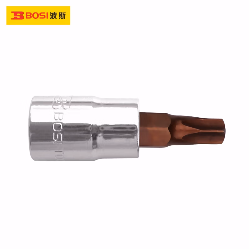 BOSI/波斯 6.3mm系列花型旋具套筒T8 BS365908