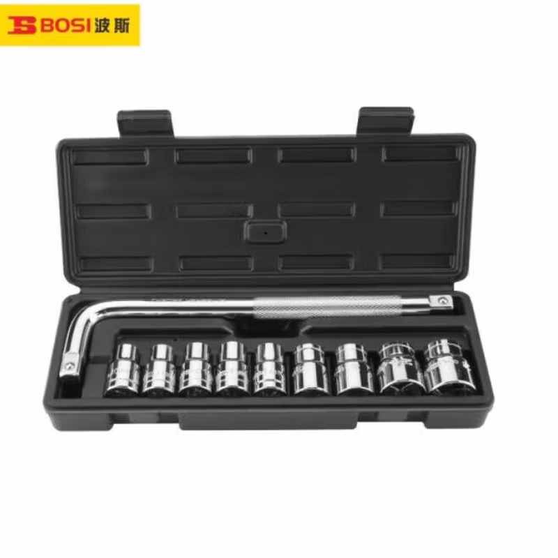 BOSI/波斯 10件12.5mm系列套筒组套（十二角） BS512009