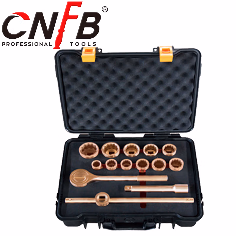 天津桥防/CNFB 防爆重型3/4方14件套盒装套筒 BET8101K