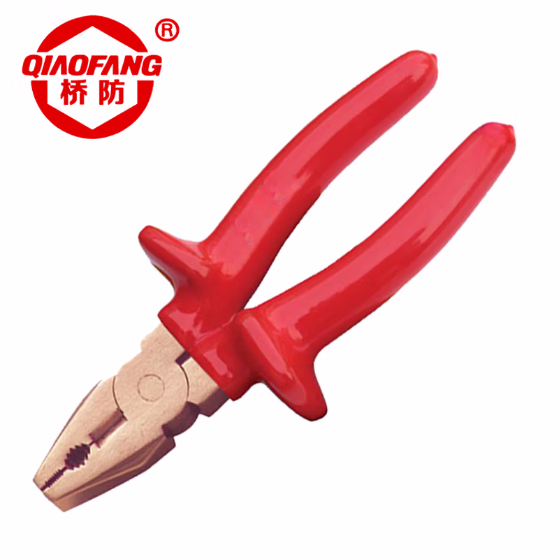 天津桥防/CNFB 防爆绝缘浸塑克丝钳 BET86201A-1004