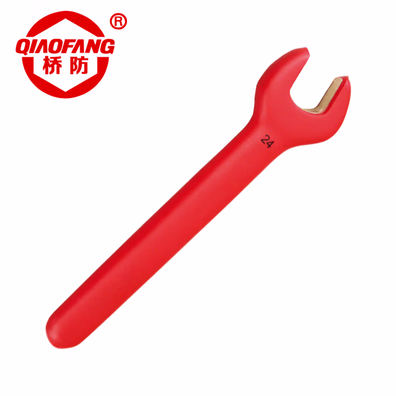 天津桥防/CNFB 防爆绝缘浸塑单头呆扳手 ALT86401A-30