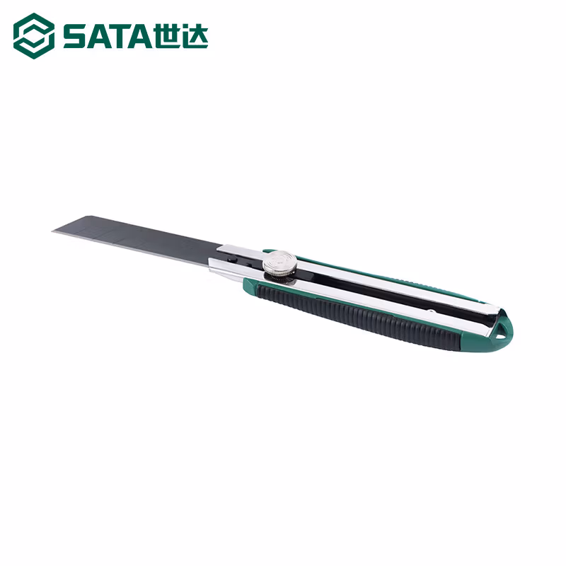 SATA/世达 不锈钢尖角美工刀9×73MM 93611
