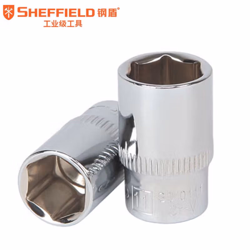 SHEFFIELD/钢盾 6.3mm系列公制6角标准套筒5mm S010105