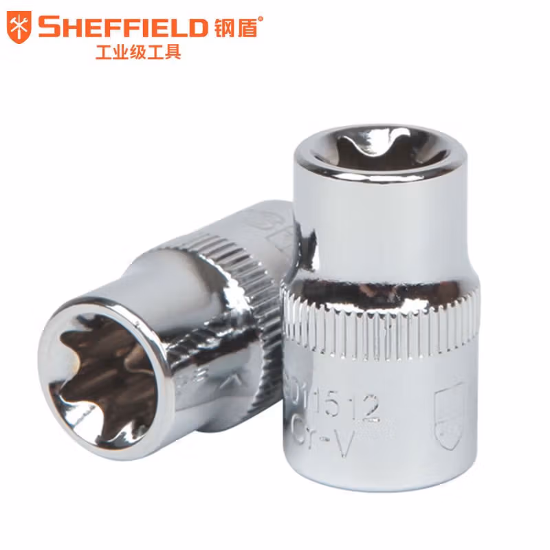 SHEFFIELD/钢盾 10mm系列花形套筒E8 S011508