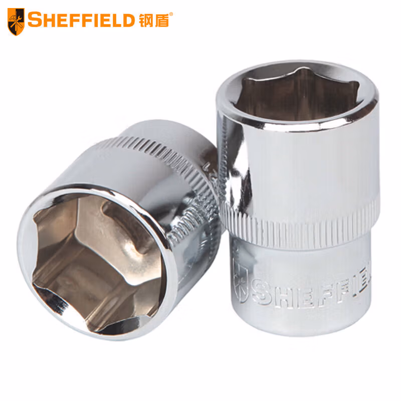 SHEFFIELD/钢盾 12.5mm系列公制6角标准套筒9mm S011609