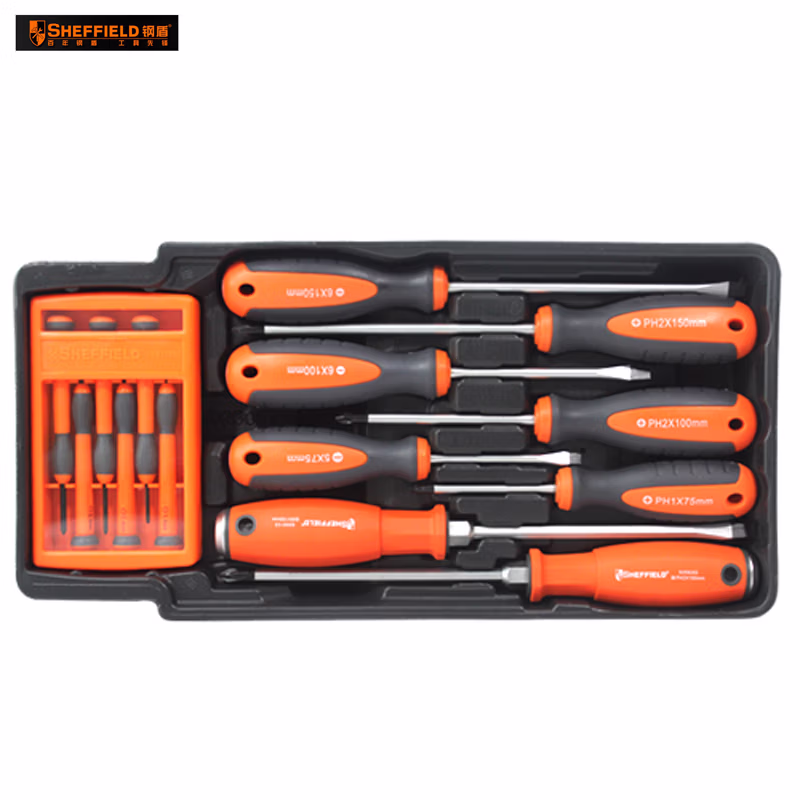 SHEFFIELD/钢盾 14件套螺丝批组套 S025032