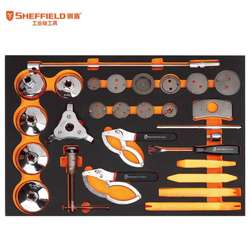 SHEFFIELD/钢盾 26件套综合工具托组套 S025051