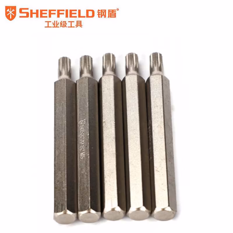 SHEFFIELD/钢盾 5件套8mm系列70mm长12角旋具头M8 S053272