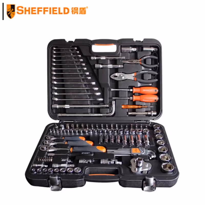 SHEFFIELD/钢盾 120+1件套汽保专用维修组套 S110001