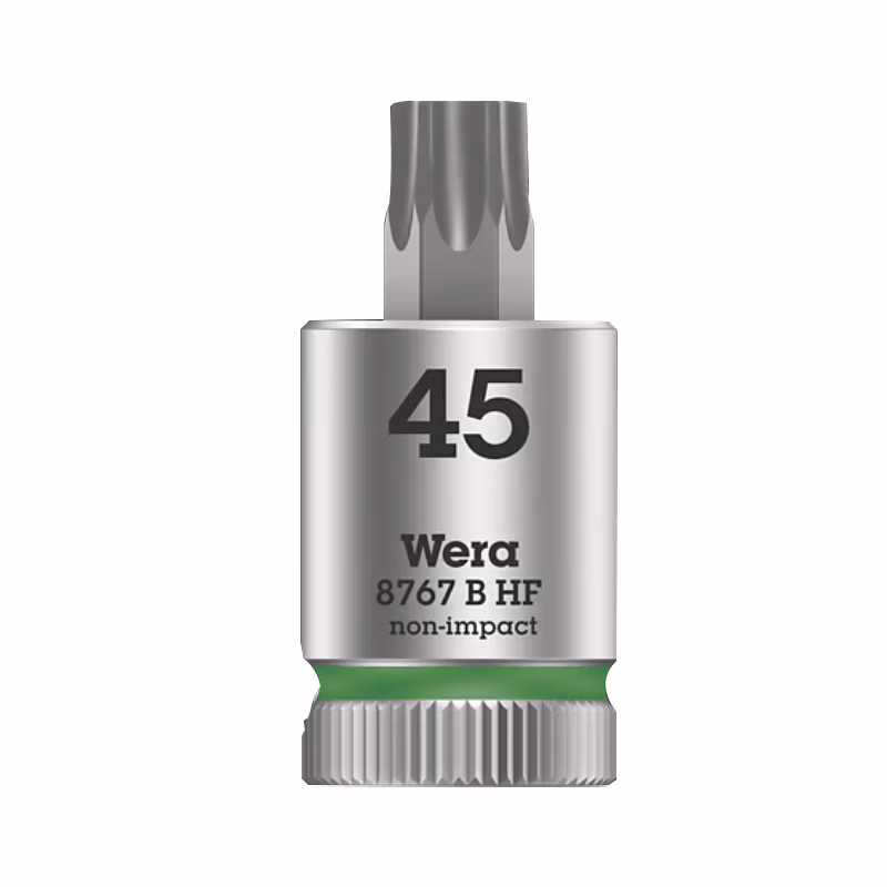 WERA/维拉 8767 B 旋具套筒,带HF固持功能,Zyklop,3/8