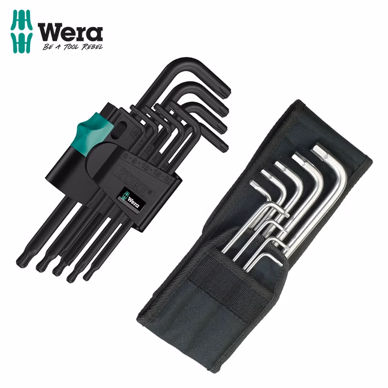 WERA/维拉 3950 PKL/9 SZ 不锈钢加长内六角组套 05022721001