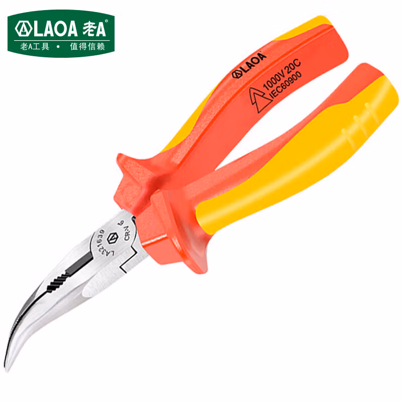 LAOA/老A 绝缘弯嘴钳8