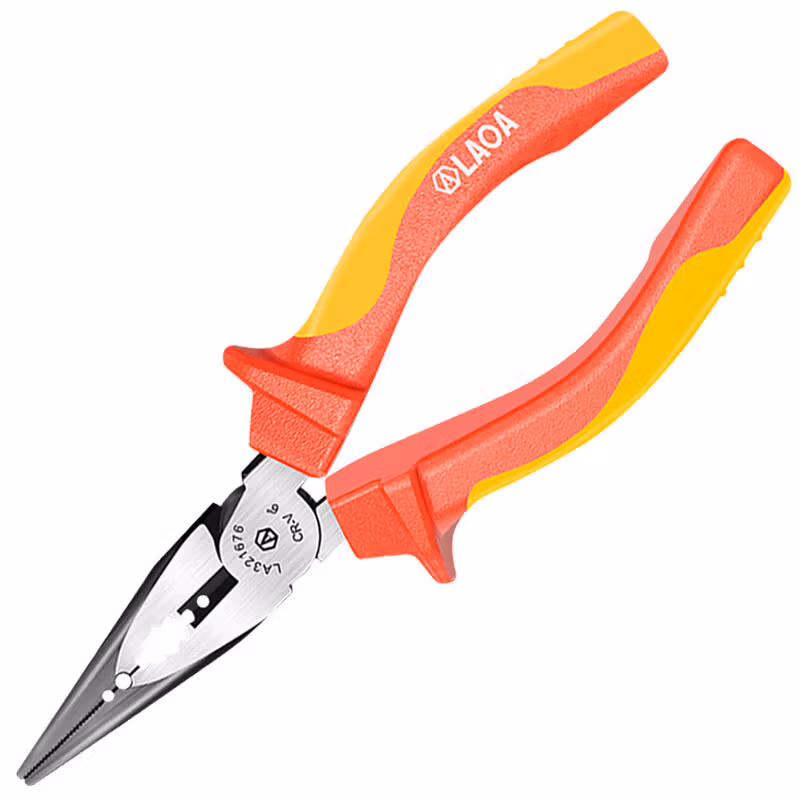 LAOA/老A 绝缘偏心尖嘴钳6
