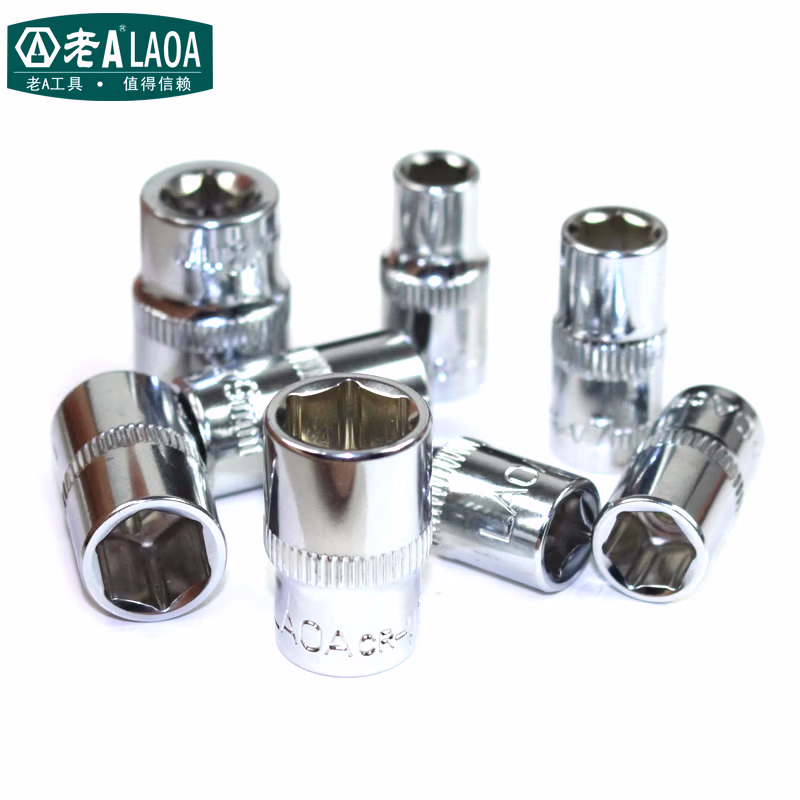 LAOA/老A 1/4mm系列公制六角套筒6mm LA155006