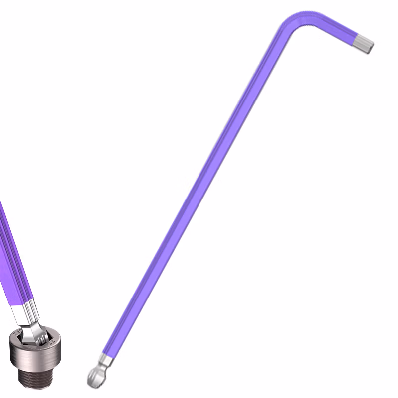 LAOA/老A 单支彩色特长球头内六角扳手3.0mm--特长球头 LA622130