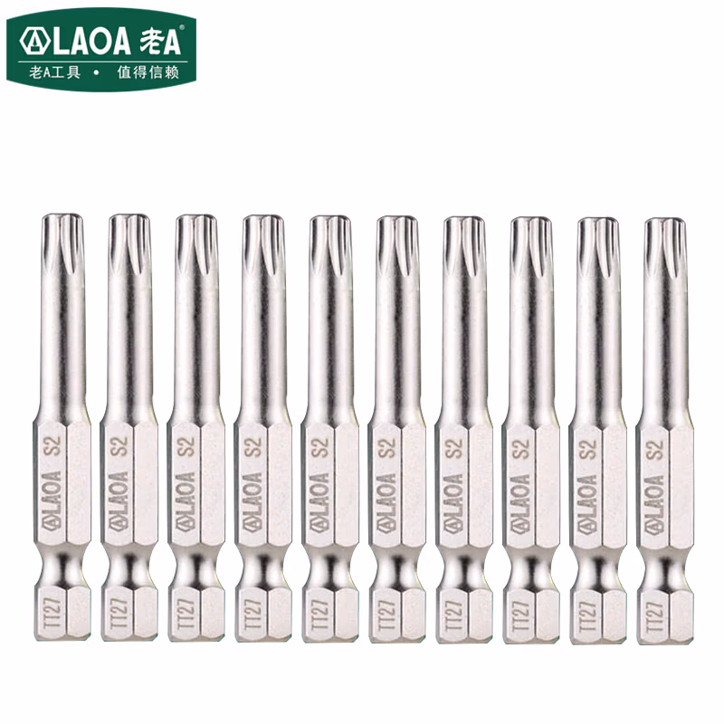 LAOA/老A 2PCS 1/4＂系列梅花批嘴中空T27 LA619T27