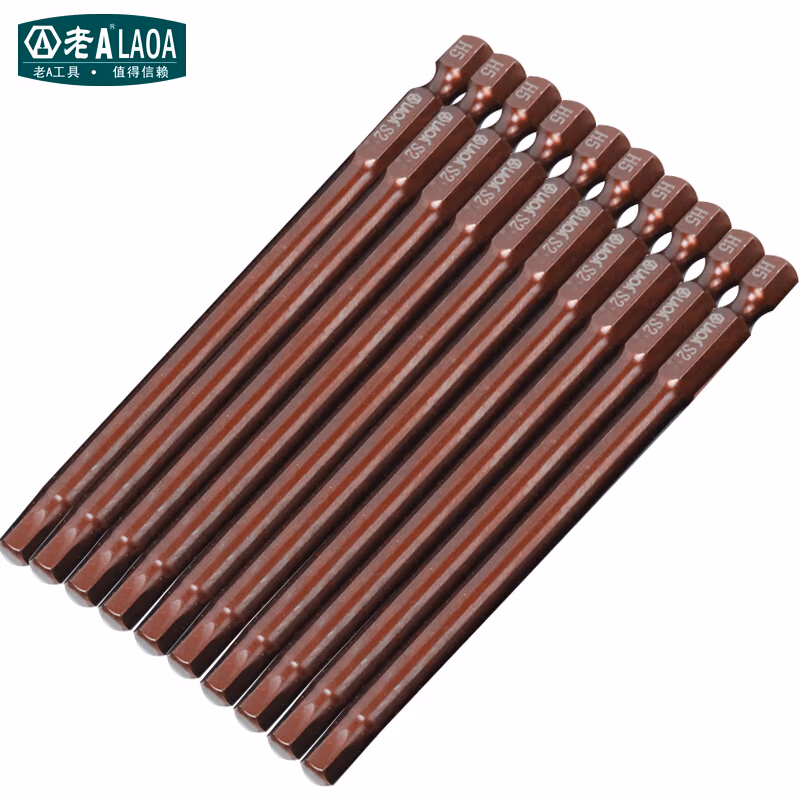 LAOA/老A 1/4＂系列内六角批嘴批头 150*H5.0mm LA616250