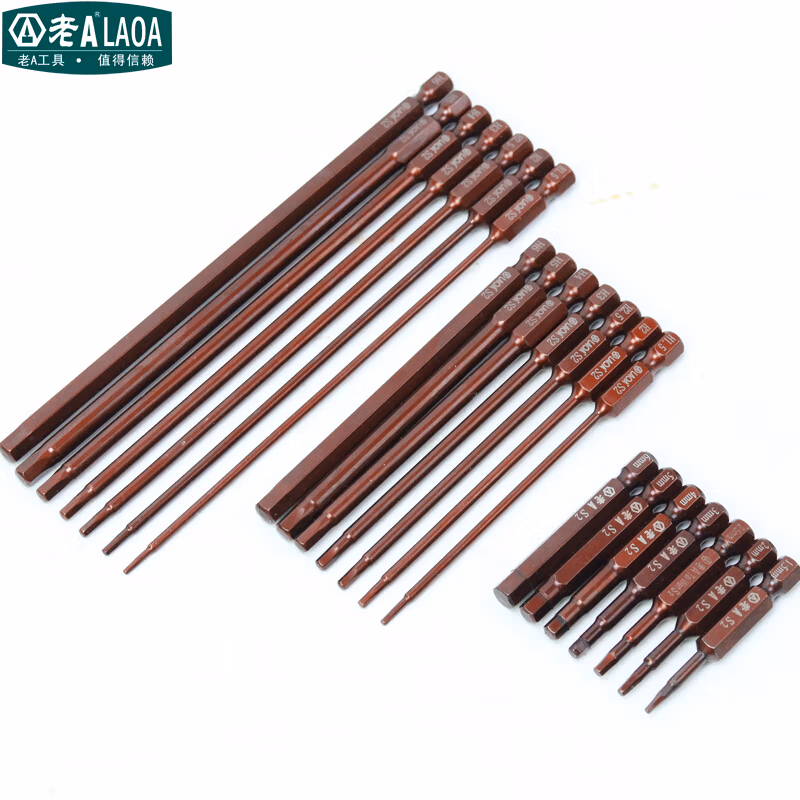 LAOA/老A 1/4＂系列内六角批嘴批头 100*H4.0mm LA616140