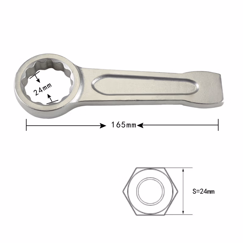 BOFANG/渤防 不锈钢敲击梅花扳手 5001-24